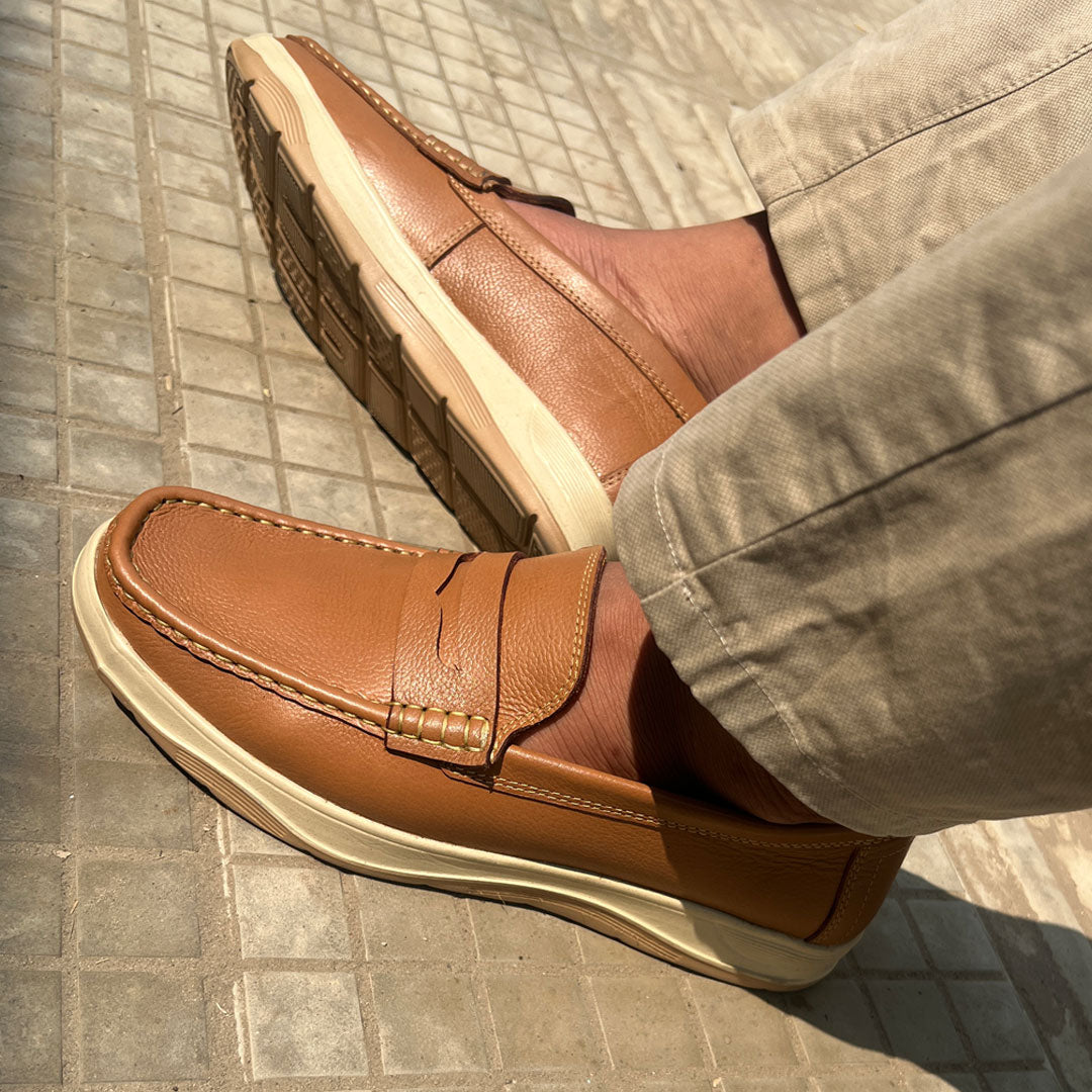 Export Quality Leather Casual shoe for men - M-8