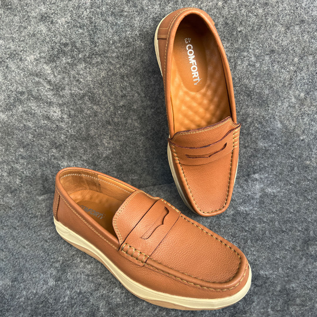 Export Quality Leather Casual shoe for men - M-8