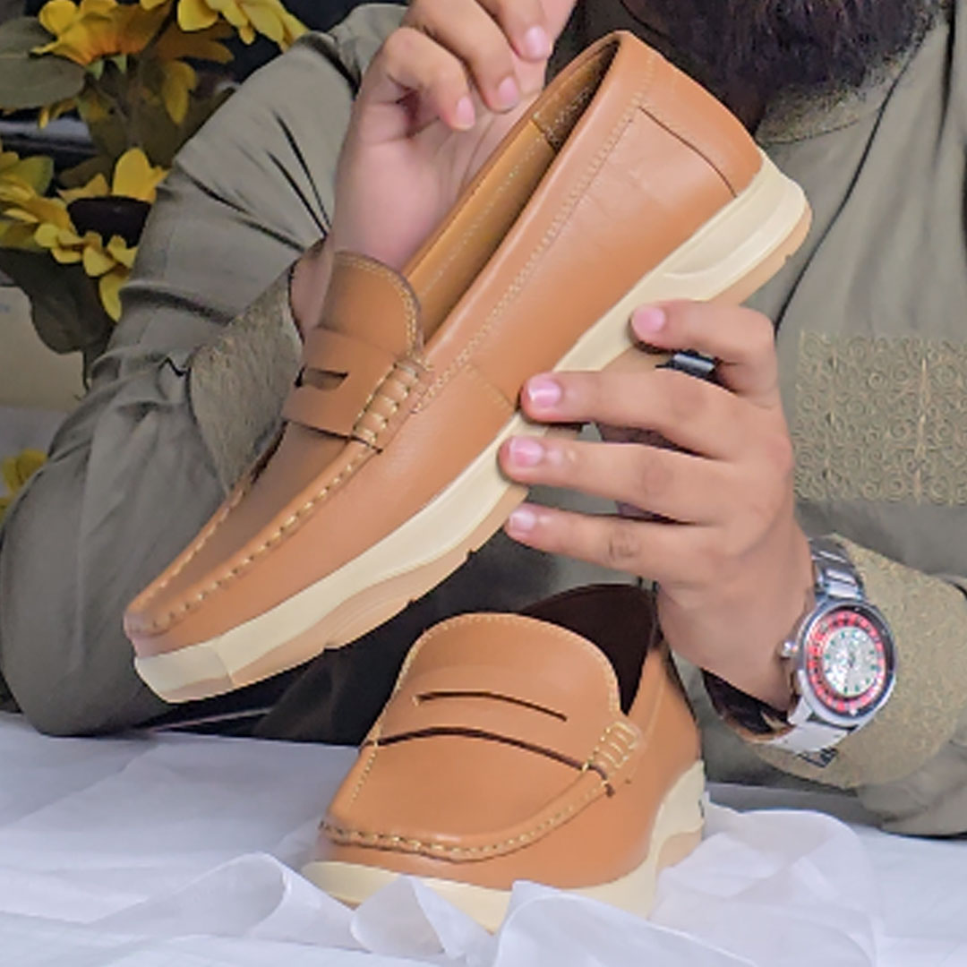 Export Quality Leather Casual shoe for men - M-8
