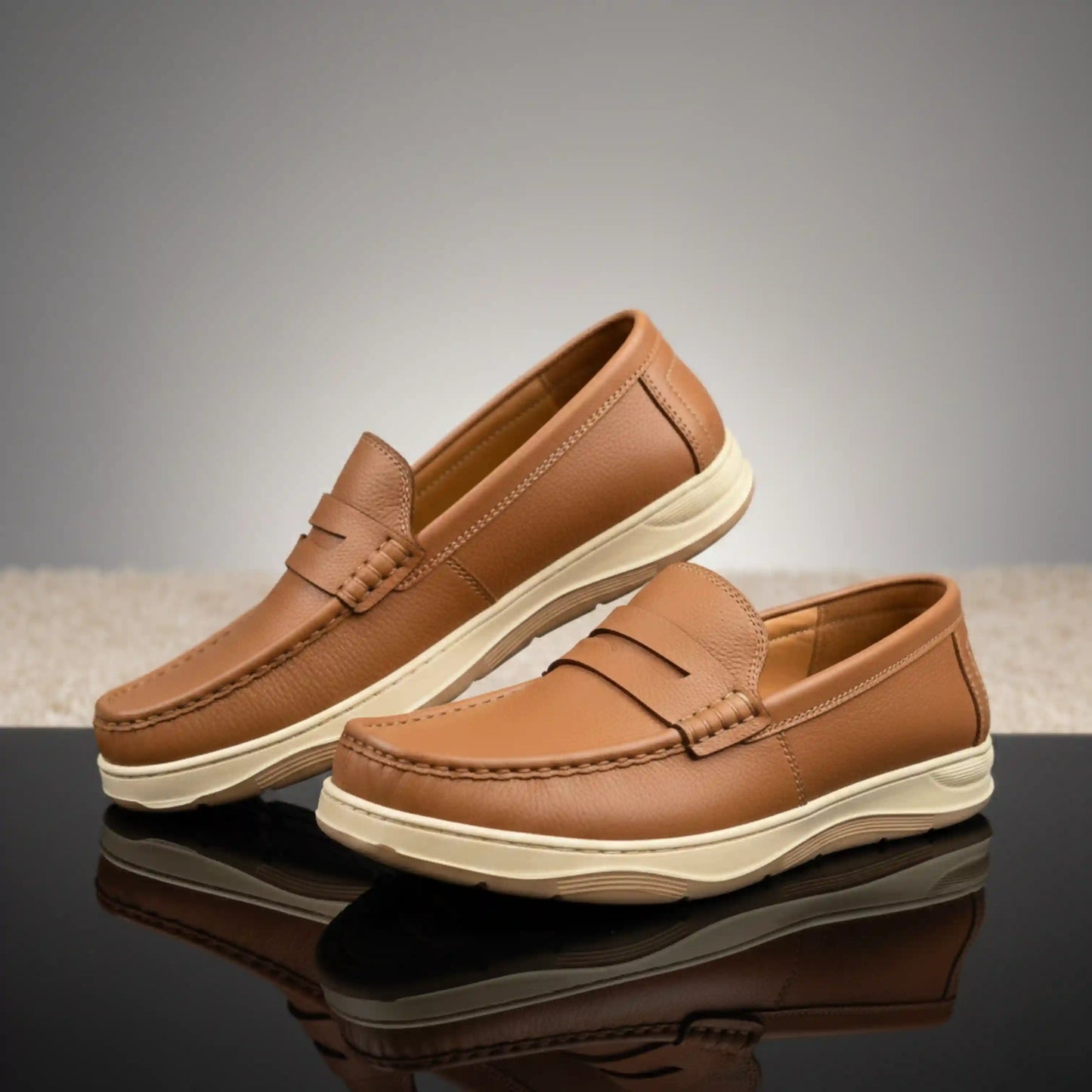 Export Quality Leather Casual shoe for men - M-8